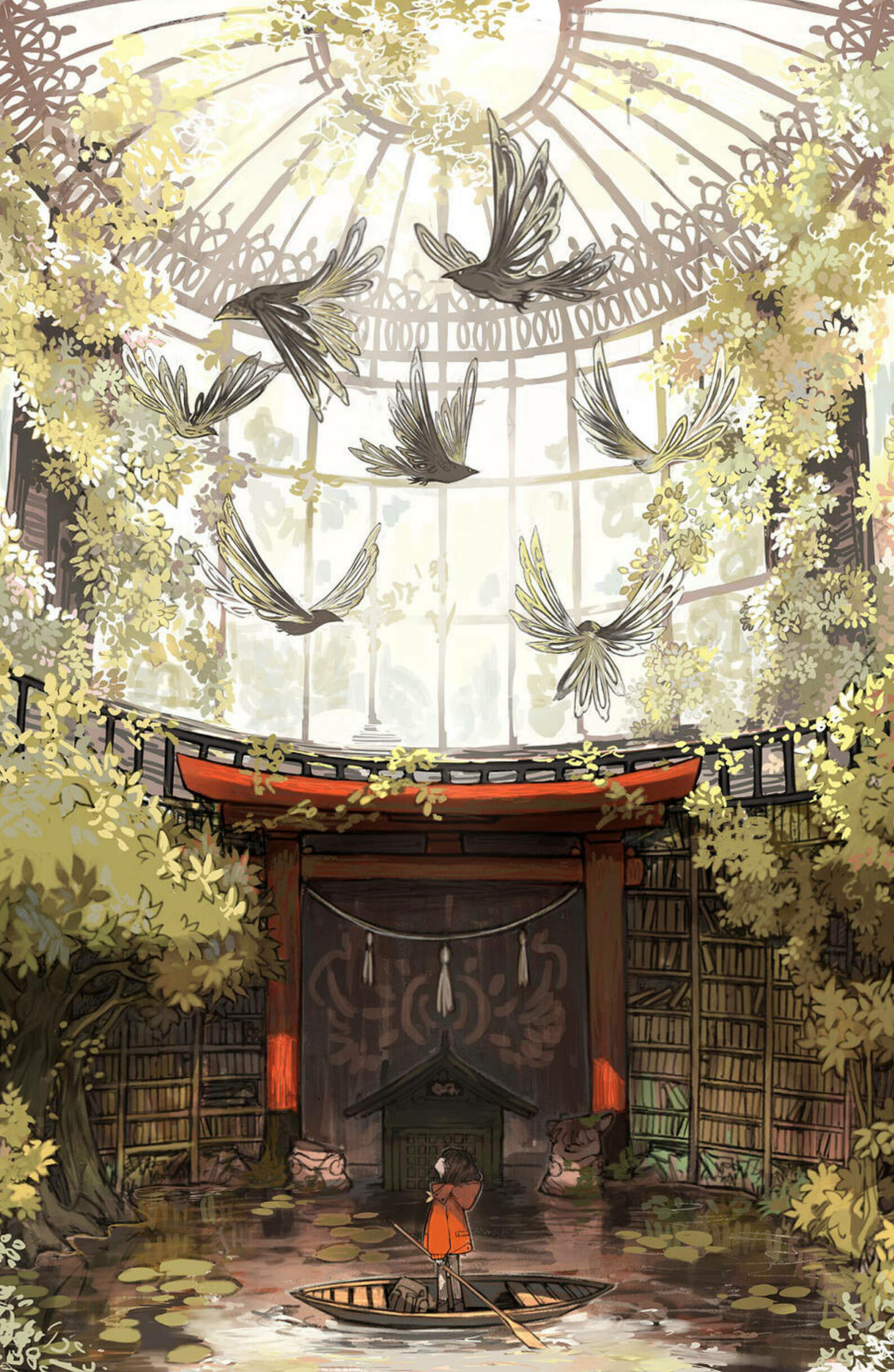 [Original] Flooded library