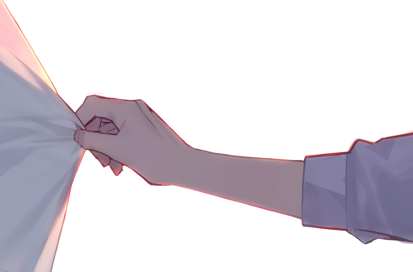 Hand grasping sleeve